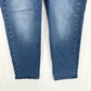J Jill Jeans Womens 16 High Rise Straight Leg Ankle Blue Stretch Denim Comfort