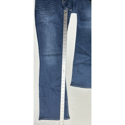 American Eagle Jeans 12 Curvy Lowrise Kick Bootcut Next Level Blue Denim NEW