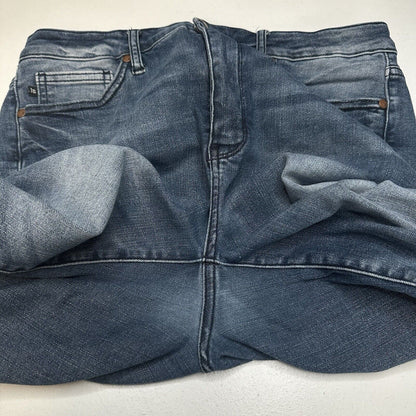 Judy Blue Jeans Womens 15 32 Skinny Ankle High Rise Blue Stretch Dark Denim