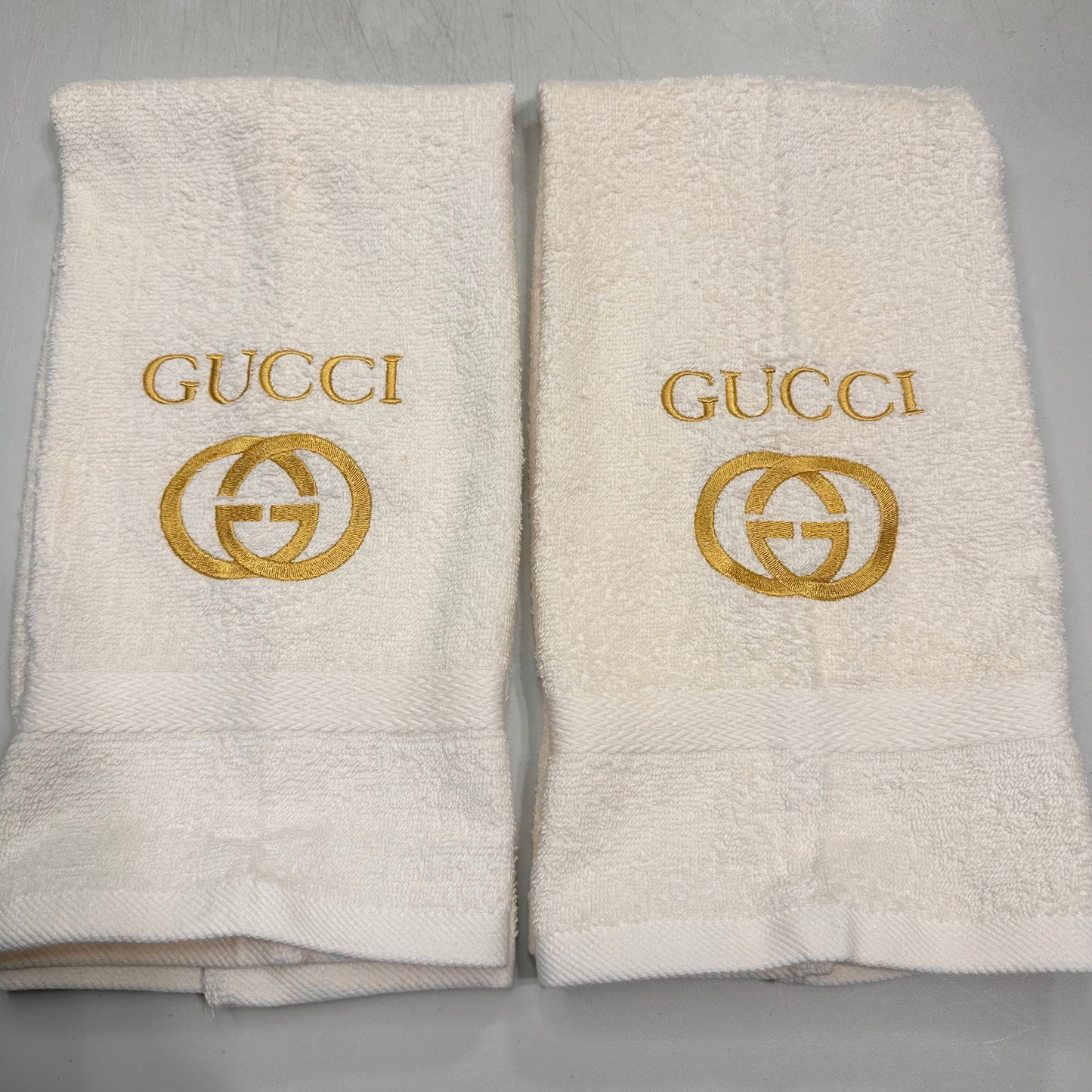 Gucci Style Towels Embroidered Hand Towel Bathroom Home Decor COLORS