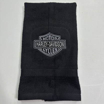 Harley Davidson Towels Embroidered Hand Towel Bathroom Home Biker Decor