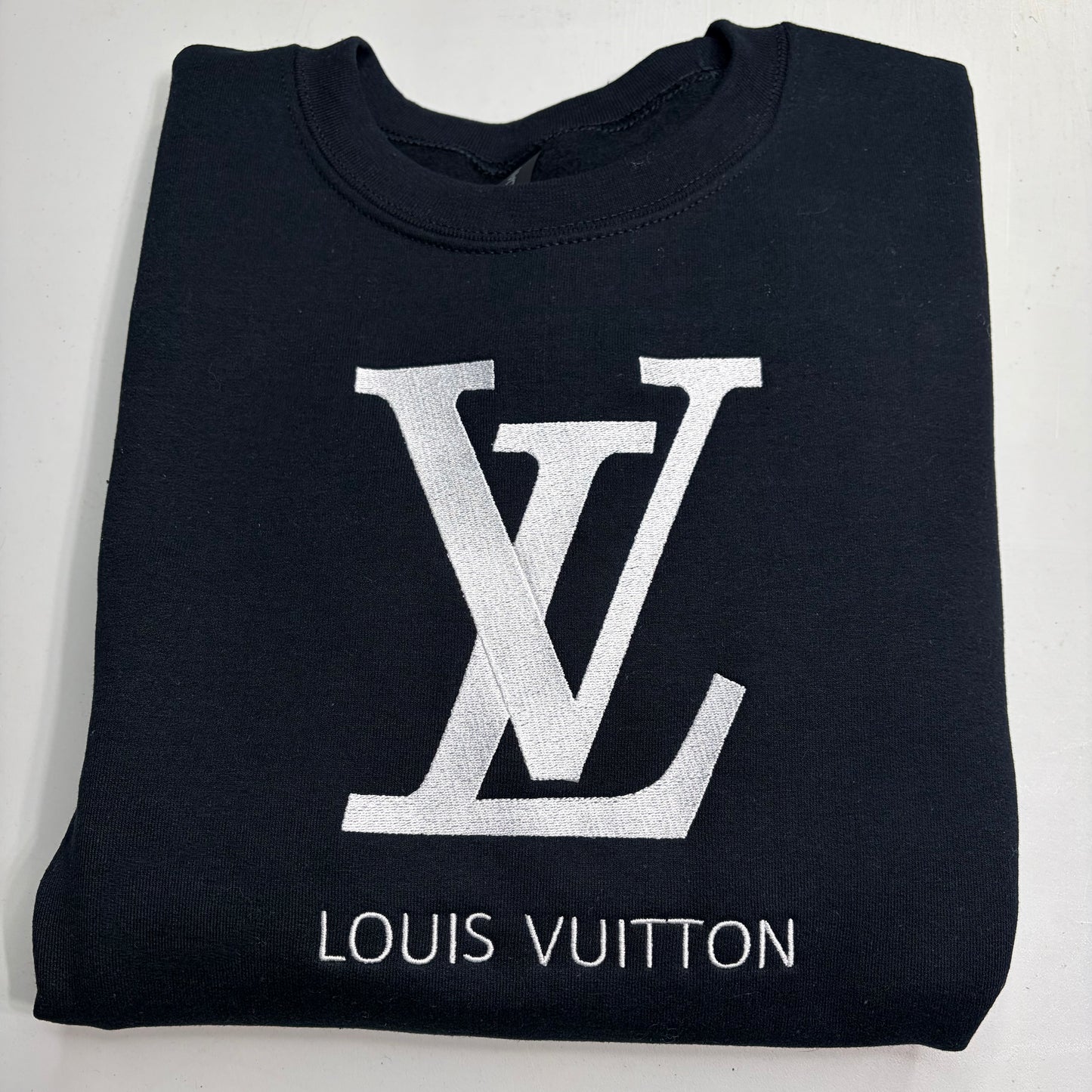Louis Vuitton Logo Embroidered ADULT Hoodie / Crewneck Sweatshirt Unisex
