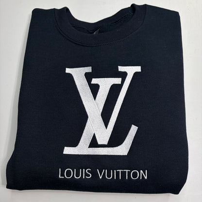 Louis Vuitton Logo Embroidered ADULT Hoodie / Crewneck Sweatshirt Unisex