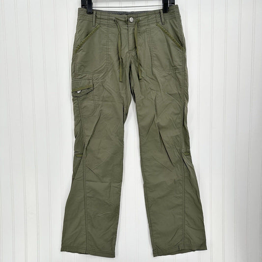 REI Pants Womens 4 Roll Up Convertible Green Hiking Gorpcore Trail Outdoor *Spot