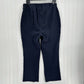 MM Lafleur Pants Womens +2 18 Straight Ankle Navy Blue Stretch Minimalist Career