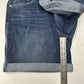 Lularoe Shorts Womens 32 US 14 Boyfriend Blue Relax Cuffed Denim Tummy Panel EUC