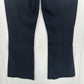 Mother Jeans Womens 32 Weekender Fray Flare US 12 Black Denim Thunder Road EUC