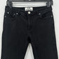 Acne Studios Jeans Womens 27 Skinny Black Skin 5 Stretch Denim *Flaw