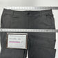 Duluth Trading Pants Womens 16 Wearwithall Ponte Knit Bootcut Gray Stretch Zip