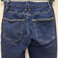 Good American Jeans 0 25 Good Petite Skinny Blue Stretch Denim Womens Dark Wash