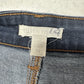 Eileen Fisher Jeans Womens 14 Boyfriend Relaxed Blue Denim Dark Organic Cotton