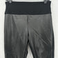 Spanx Leggings Womens Large Black Faux Leather Assets Pull On Pants Slimming EUC