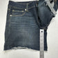American Eagle Shorts Womens 12 Midi Blue Jean Denim Stretch Fray *35"Waist EUC