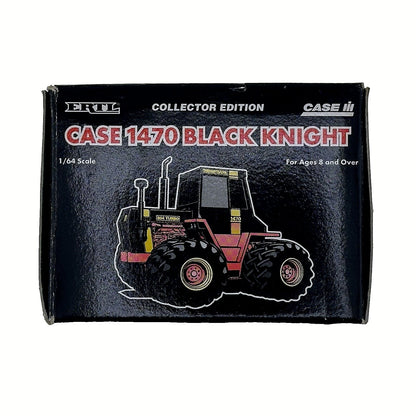 Case 1470 Black Knight 4WD Tractor With Duals By Ertl 1/64 Collector Edition