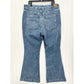 American Eagle Jeans 20 Curvy Super Hi Rise Flare Next Level Blue Denim Boho