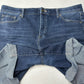 Lularoe Shorts Womens 32 US 14 Boyfriend Blue Relax Cuffed Denim Tummy Panel EUC