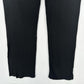 Monrow Pants Womens Small SuperSoft Straight Black Knit Pull On Split Hems Cozy
