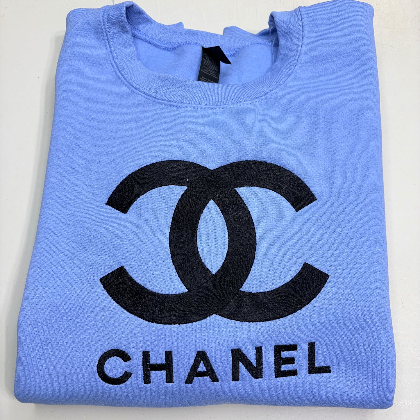 Chanel Logo Embroidered ADULT Hoodie / Crewneck Sweatshirt Unisex Cozy Gift