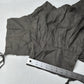 Sarah Pacini Pants 4 Women XL Linen Drop Crotch Crop Zip Coastal Beach Lagenlook