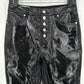BLDWN Parker Leather Pants Womens 25 Straight Crop Black Genuine Leather EUC