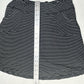 Fresh Produce Skort Womens Small Black White Stripes Preppy Skirt/Shorts *Flaw