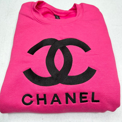 Chanel Logo Embroidered YOUTH Hoodie / Crewneck Sweatshirt Kids Boy Girl Unisex