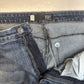 Kut From The Kloth Jeans Womens 24W Reese Ankle Straight Denim Blue Fray NEW