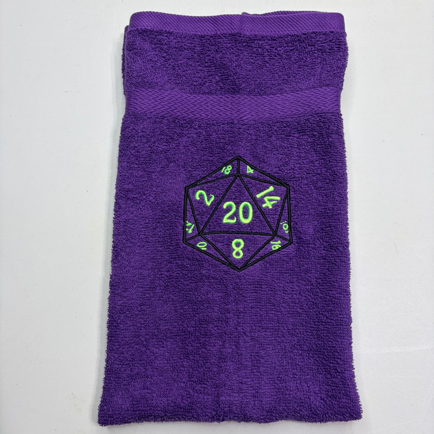 Dungeons & Dragons Towels Embroidered Hand Towel Bathroom Home Decor D&D Fantasy Role Play Gamer Gift