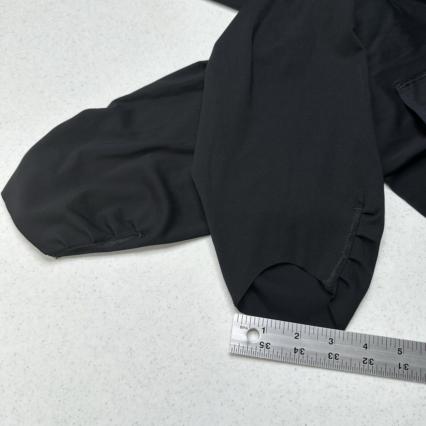 Spanx Leggings Womens Medium Booty Boost Skirted Pants Black Active Pocket EUC