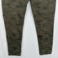 Bevy Flog Pants Womens 29 Shely Green Camoflauge Drawstring Travel Casual EUC