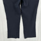 MM Lafleur Pants Womens +2 18 Straight Ankle Navy Blue Stretch Minimalist Career