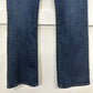 Disney Jeans Womens 12 Bootcut Flare Mickey Mouse Blue Denim Embroidery Cowboy