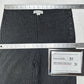 Sundance Pants Womens 6 Black Pinstripe Linen Cotton Coastal Contemporary