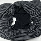 Fresh Produce Skort Womens Small Black White Stripes Preppy Skirt/Shorts *Flaw