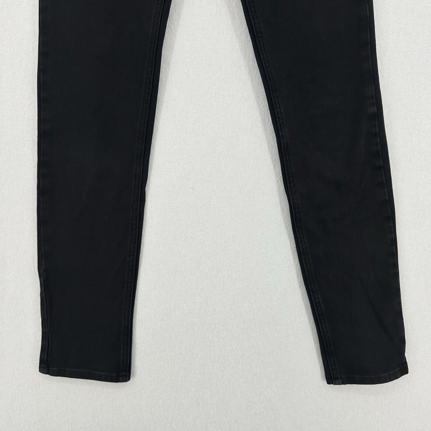 Acne Studios Jeans Womens 27 Skinny Black Skin 5 Stretch Denim *Flaw