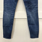 Silver Jeans Women 28 Avery Skinny Curvy Stretch Denim Blue Medium Wash Distress