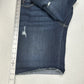 Kancan Shorts Womens 15 31 Bermuda Blue Denim Jean Comfort Distressed Grunge EUC