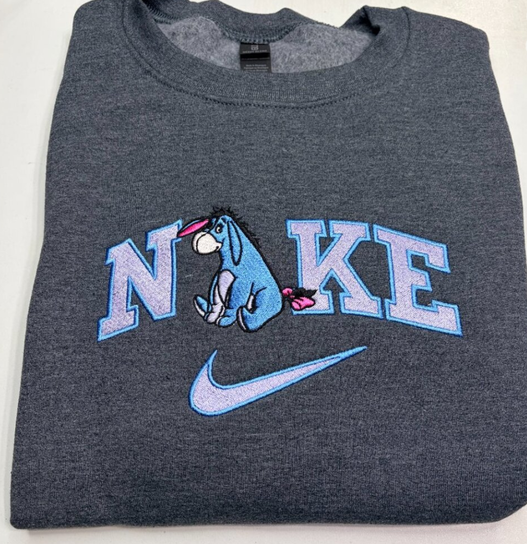 Nike Eeyore Winnie The Pooh Embroidered Youth Sweatshirt