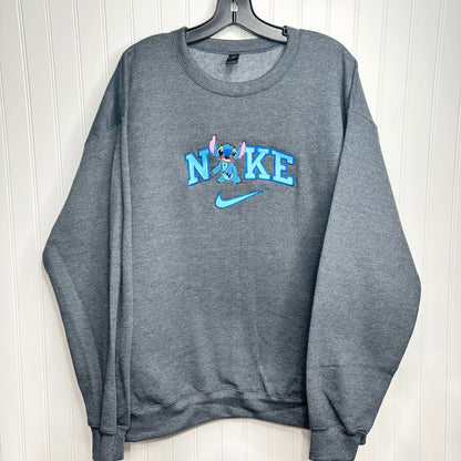 Nike Stitch Embroidered ADULT Hoodie / Crewneck Sweatshirt Unisex Cartoon Movie Lover Gift
