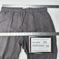 Nicole Miller Pants Womens Large Linen Cargo Jogger Gray Pull On Coastal Beach