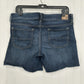 American Eagle Shorts Womens 12 Midi Blue Jean Denim Super Stretch Cut Off Fray