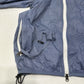 Johnnie O Jacket Mens Medium Dakota Packable Rain Windbreaker Coat Blue *Marks