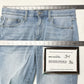Lularoe Shorts 32 US 14 Skinny Bermuda Cuffed Blue Denim Tummy Panel *Spot