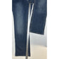 Carhartt Flannel Lined Jeans Women 12 Relaxed Fit Straight Blue Denim Plaid Work
