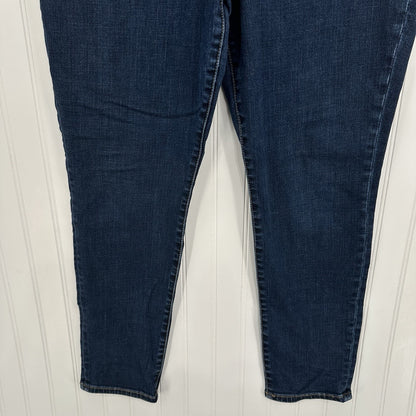American Eagle Jeans Women 18 Super Hi Rise Jegging Blue Denim Dark Wash Comfort