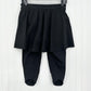 Spanx Leggings Womens Medium Booty Boost Skirted Pants Black Active Pocket EUC