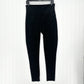 Spanx Leggings Womens 1X Black Velvet Pants Pull On Slimming Goth Emo Y2K EUC