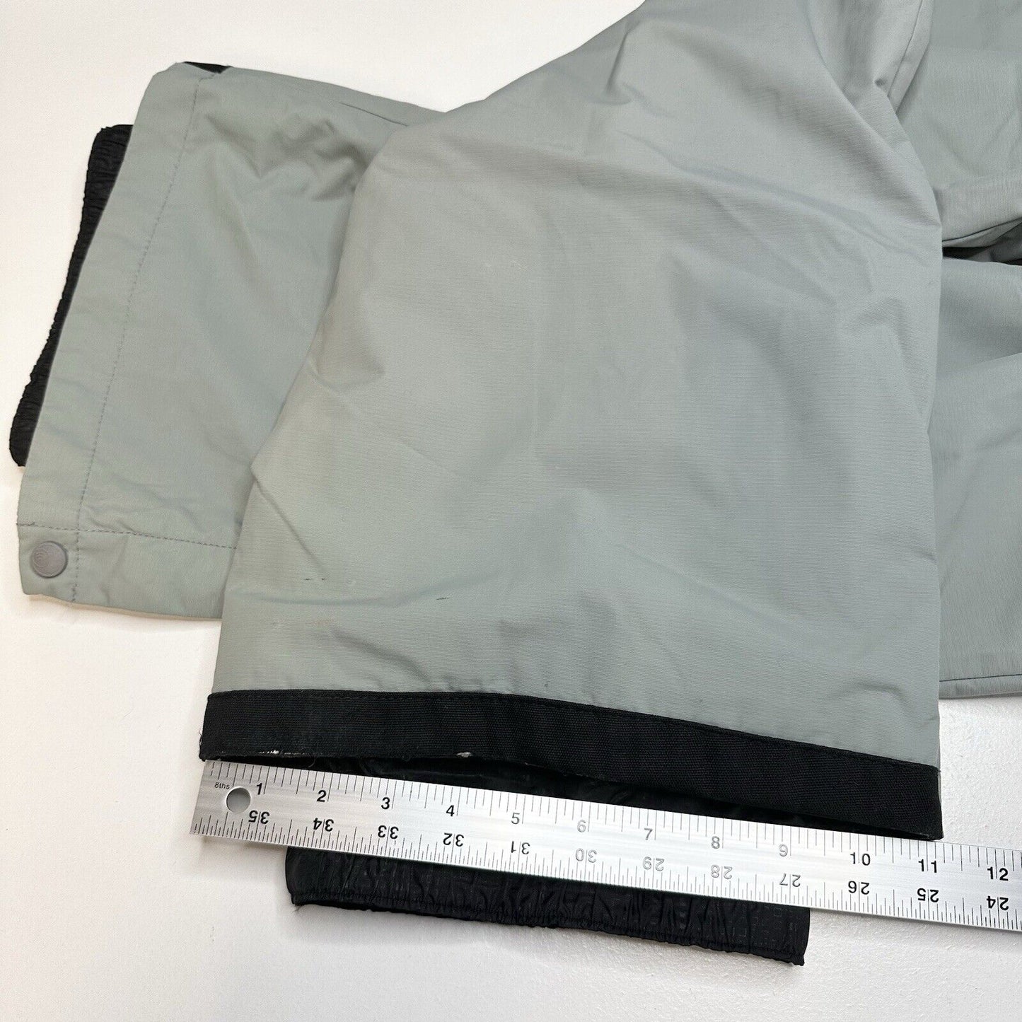 Columbia Pants Womens XL Snow Ski Convert Pant Gray Lined Nylon Winter *Flaw