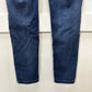 Democracy Jeans 8 Skinny Ab Solution Blue Stretch Denim Distressed Tummy Control