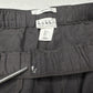 Nicole Miller Pants Womens Large Linen Cargo Jogger Gray Pull On Coastal Beach